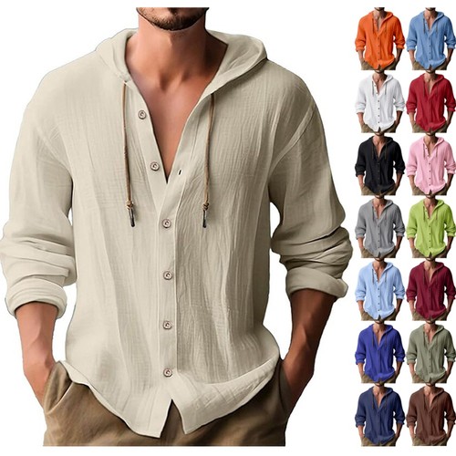 Leinenhemd herren hemd langarm - hemd,